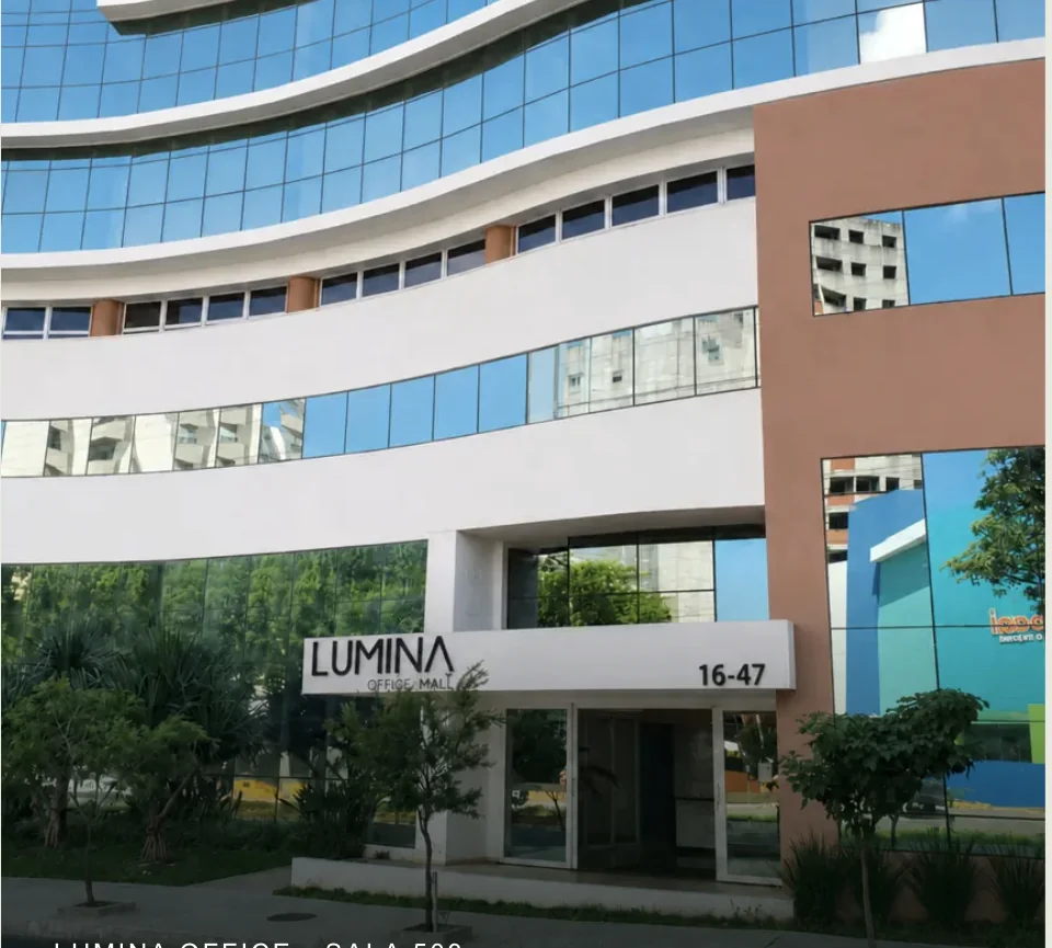 Fachada do Lumina Office, em Bauru, onde fica a Leap On